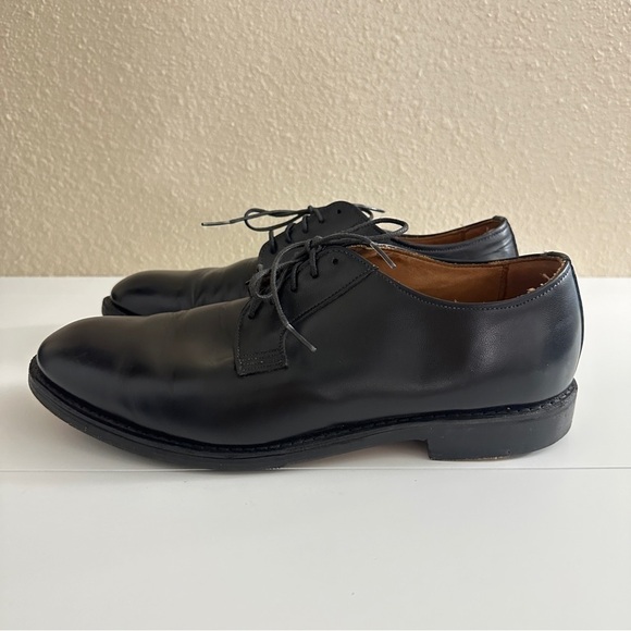 Allen Edmonds Men's Whitney Plain Toe Derby Oxford Shoes in Black Color sz 9.5 - Picture 7 of 15